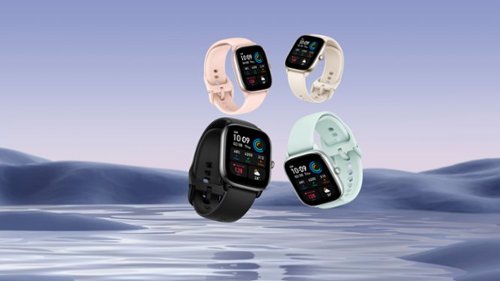 Amazfit GTS 4 Mini Smartwatch 41.9 mm Aluminum Alloy - Mint Blue BUY IN QATAR