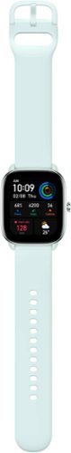 Amazfit GTS 4 Mini Smartwatch 41.9 mm Aluminum Alloy - Mint Blue WHERE TO BUY