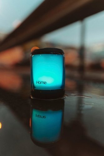 iHome Rechargeable Waterproof Bluetooth Mini Speaker - Black BUY IN MIDDLE EAST