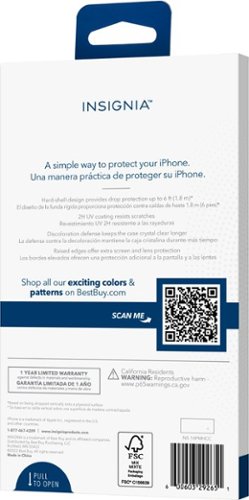Insignia™ Hard-Shell Case for iPhone 14 Pro Max - Clear GLOBAL SHIPPING
