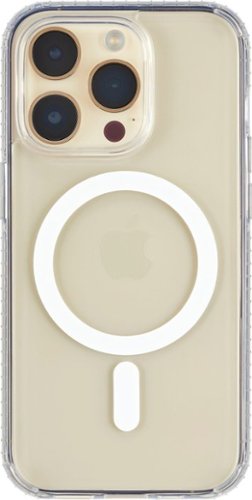 Insignia™ - Hard-Shell Case with MagSafe for iPhone 14 Pro Max - Clear