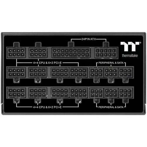 Thermaltake Toughpower TF1 1550W 80 PLUS Titanium Fully Modular Power Supply - Black SHOP ONLINE