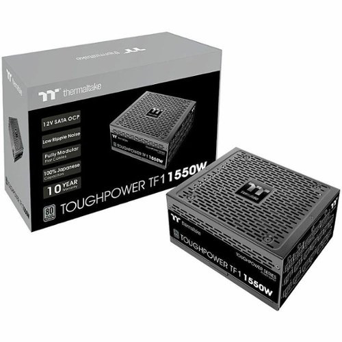 Thermaltake Toughpower TF1 1550W 80 PLUS Titanium Fully Modular Power Supply - Black BUY IN UK