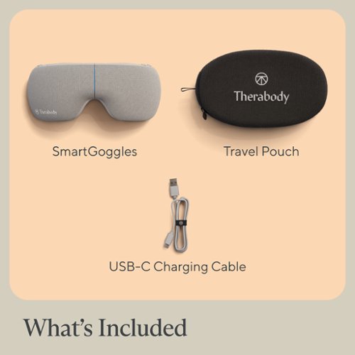 Therabody SmartGoggles Heated Eye & Temple Massager - White BUY ONLINE