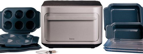 Brava 6-Slice Toaster Oven Bake & Breakfast Set - Silver