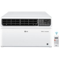 LG - 550 Sq. Ft. 12,000 BTU Smart Window Air Conditioner - White