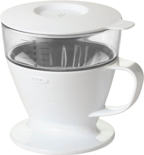 Image of OXO - Brew Pour Over Coffee Maker with Water Tank - White