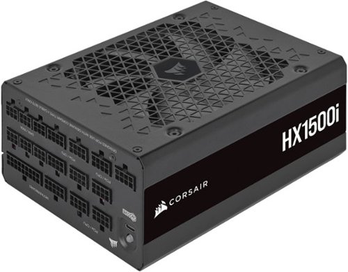 CORSAIR - HXi Series HX1500i 80 PLUS Platinum Fully Modular Ultra-Low Noise ATX Power Supply - Black
