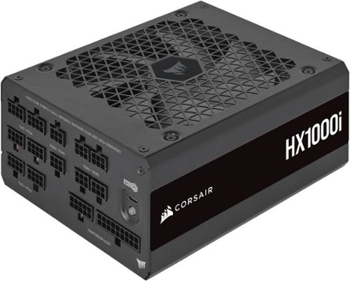 Image of CORSAIR - HXi Series HX1000i 80 PLUS Platinum Fully Modular Ultra-Low Noise ATX Power Supply - Black