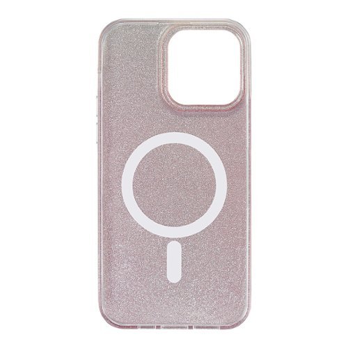 Insignia™ Hard-Shell Case with MagSafe for iPhone 14 Pro Max - Rose Gold Gradient Glitter WORLDWIDE DELIVERY