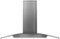 Zephyr - 36 inches - Convertible - Island Range Hood - Black Stainless Steel-Front_Standard