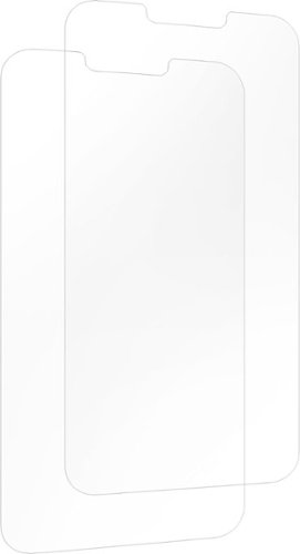 Insignia™ - Anti-Reflective Glass Screen Protector for iPhone 14 Plus and 13 Pro Max (2-Pack) - Clear