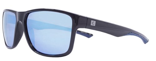 

Kreedom - Venture Rove Polarized Sunglasses - Gloss Black Smoke Lens Blue Mirror