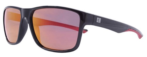 

Kreedom - Venture Rove Polarized Sunglasses - Gloss Black Smoke Lens Red Mirror