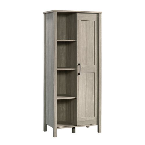 Sauder - Spring Maple Sliding Door Storage Cabinet