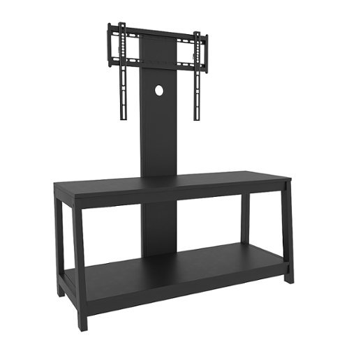 Sauder - Beginnings Tv Stand w/ mount  - Black - Black