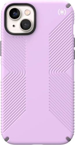 Speck - Presidio2 Grip Case with MagSafe for Apple iPhone 14 Plus - Spring Purple
