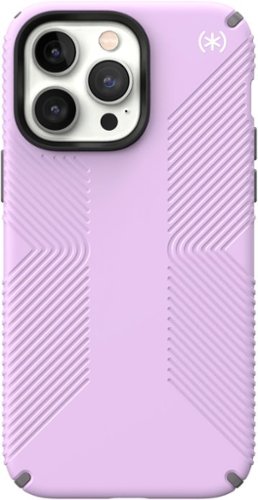 Speck - Presidio2 Grip Case with MagSafe for Apple iPhone 14 Pro Max - Spring Purple