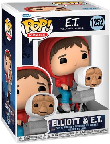 Funko POP! Movies: E.T. 40th Elliott w/ET in Bike Basket Multi