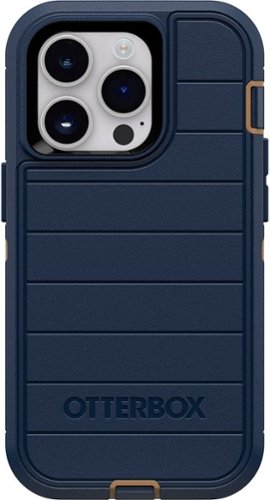 OtterBox - Defender Series Pro Hard Shell for Apple iPhone 14 Pro - Blue Suede Shoes