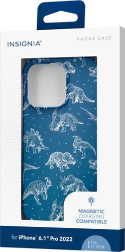 Insignia™ Hard-Shell Case for iPhone 14 Pro - Dinosaurs GLOBAL SHIPPING