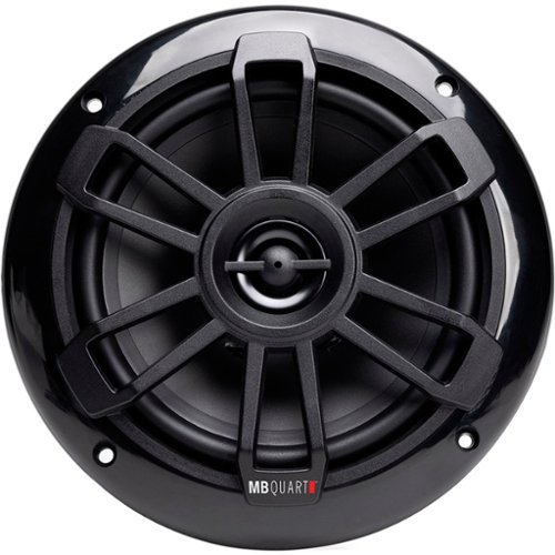 MB Quart Nautic 6.5 2-Way Marine Speaker with Composite Polypropylene Cones (Pair) - Black WORLDWIDE DELIVERY