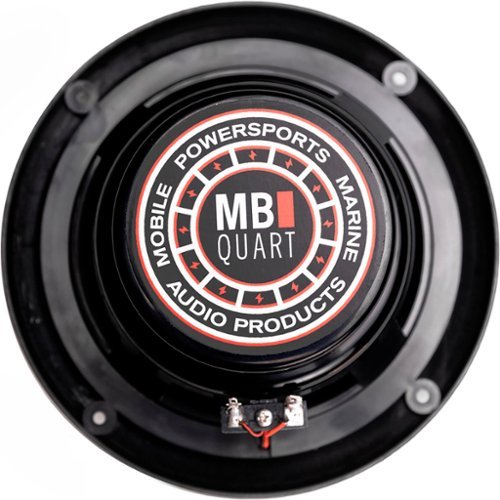 MB Quart Nautic 6.5 2-Way Marine Speaker with Composite Polypropylene Cones (Pair) - Black GLOBAL SHIPPING