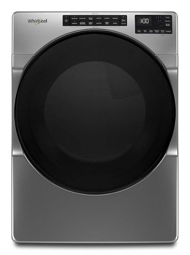 Whirlpool - 7.4 Cu. Ft. Stackable Gas Dryer with Wrinkle Shield - Chrome Shadow