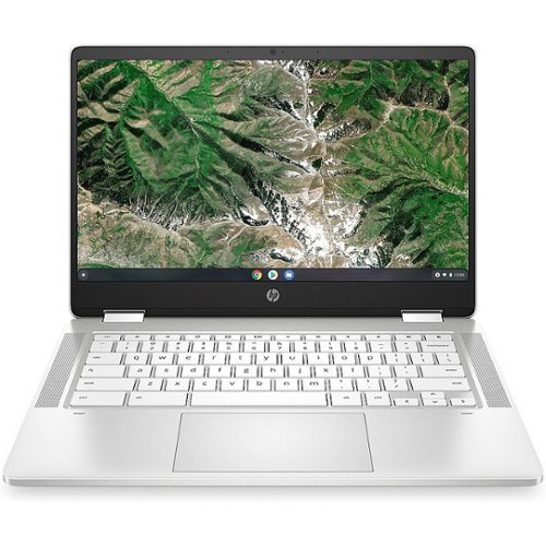 HP - 14" 2-in-1 x360 Touch-Screen Chromebook - Intel Celeron N4020 - 4GB Memory - 32GB eMMC - Ceramic white