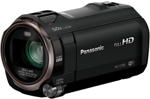 Panasonic - HC-V785K Full HD Video Camera Camcorder with 20X Optical Zoom - Black