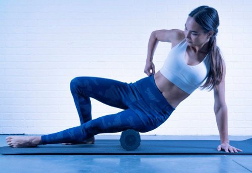 Flexir Recovery Foam Roller - Black GLOBAL SHIPPING