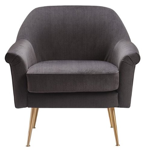 Elle Decor - Ophelia Upholstered  Mid-Centruy Accent Chair