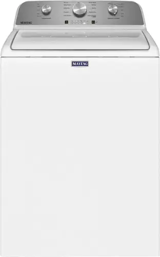 Front. Maytag - 4.5 Cu. Ft. High Efficiency Top Load Washer with Deep Fill - White.