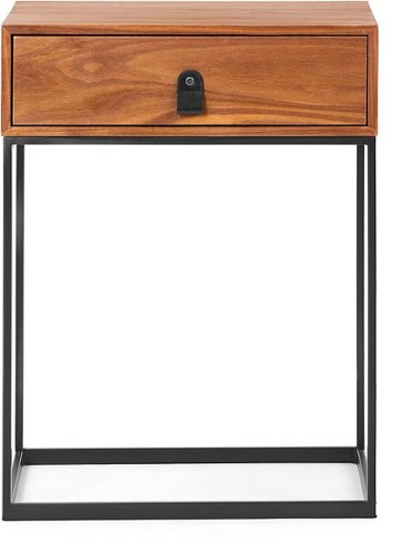 Click Decor - Milo Side Table - Walnut Brown