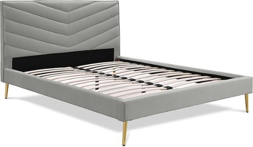 Adore Decor - Sidney Queen Size Bed - Gray