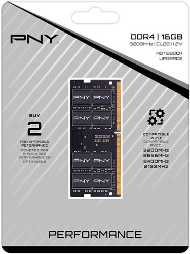 PNY Performance 16GB 3200MH DDR4 DRAM (PC4-25600) CL22 1.2V SODIMM Notebook/Laptop Memory - Black WORLDWIDE DELIVERY