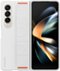 Samsung - Silicone Grip Cover for Galaxy Z Fold4 - White-Front_Standard