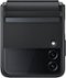 Samsung - Leather Cover for Galaxy Z Flip4 - Black-Front_Standard