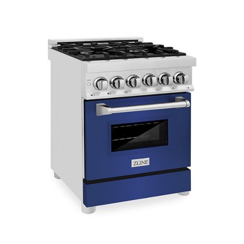 ZLINE - 2.8 Cu. Ft. Dual Fuel Range with LP Conversion Kit and Manual Cleaning - Multicolor