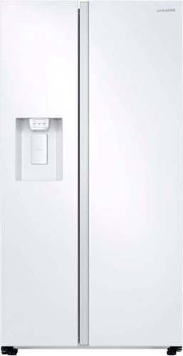 Samsung - Geek Squad Certified Refurbished 27.4 Cu. Ft. Side-by-Side Refrigerator - White