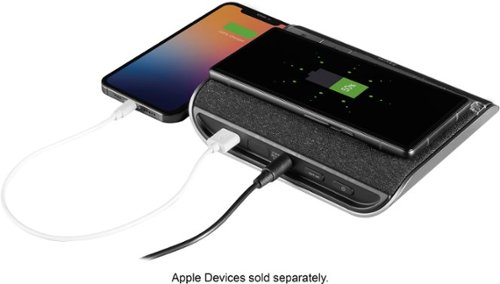 iHome POWERVALET 2 in 1 Wireless Charger Clock - Black SHOP ONLINE
