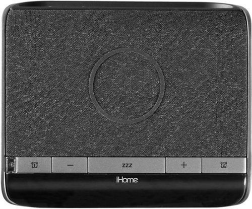 iHome POWERVALET 2 in 1 Wireless Charger Clock - Black BUY IN AUSTRALIA