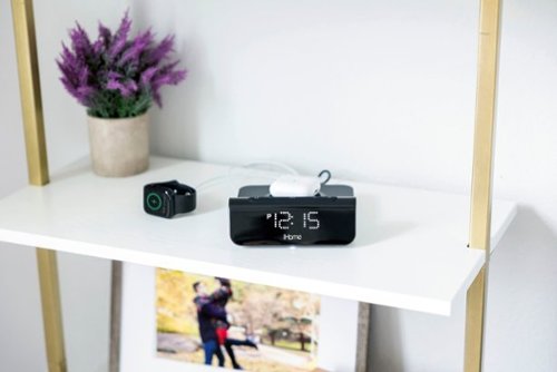 iHome POWERVALET PRO 3 in 1 Magnetic Fast Wireless Charger - Black BUY IN UAE