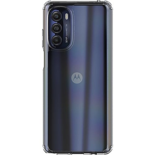 SaharaCase - Hybrid-Flex Hard Shell Series Case for Motorola Moto G Stylus 5G (2022) - Clear