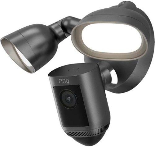 Ring Floodlight Cam Pro with 2K Video and Ring Vision, 2 LED Lights, Dual Band Wi-Fi, and 3D Motion Detection - Graphite BUY ONLINE