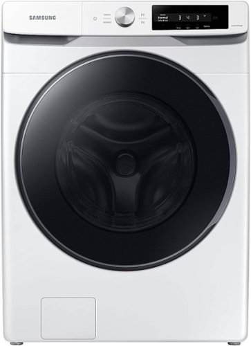 Samsung - Geek Squad Certified Refurbished 4.5 cu. ft. Large Capacity Smart Dial Front Load Washer with Super Speed Wash - White