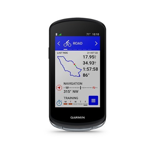 Garmin - Edge 1040 Bundle 3.5" Bike GPS with Built-In Bluetooth - Black