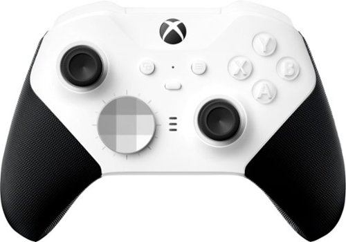Microsoft - Elite Series 2 Core Wireless Controller for Xbox Series X, Xbox Series S, Xbox One, PCs, and Cloud-Enabled Devices - White-Front_Standard 