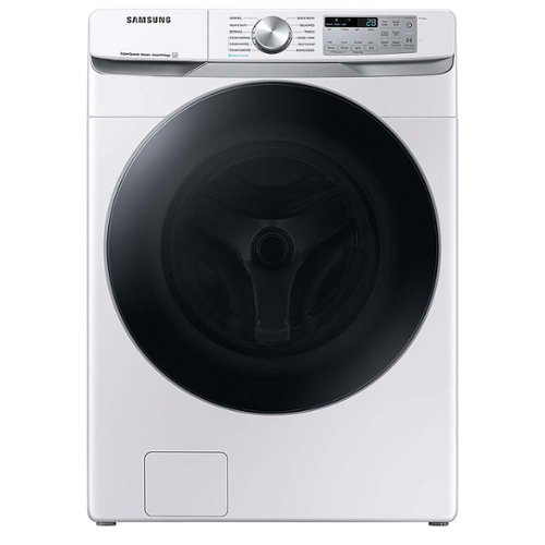 Samsung - Geek Squad Certified Refurbished 4.5 cu. ft. Large Capacity Smart Front Load Washer with Super Speed Wash - White