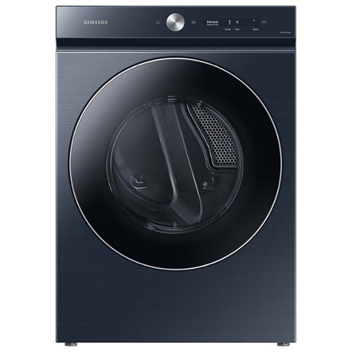 Samsung - OBX Bespoke 7.6 cu. ft. Ultra Capacity Electric Dryer with AI Optimal Dry and Super Speed Dry - Brushed Navy